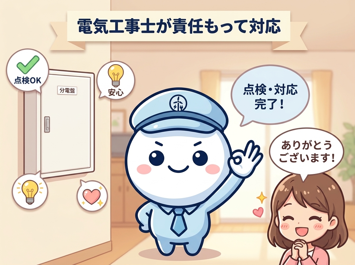 エアソリが分電盤に新しいブレーカーを追加して、本当に独立したエアコン専用回路を引き直す工事の様子