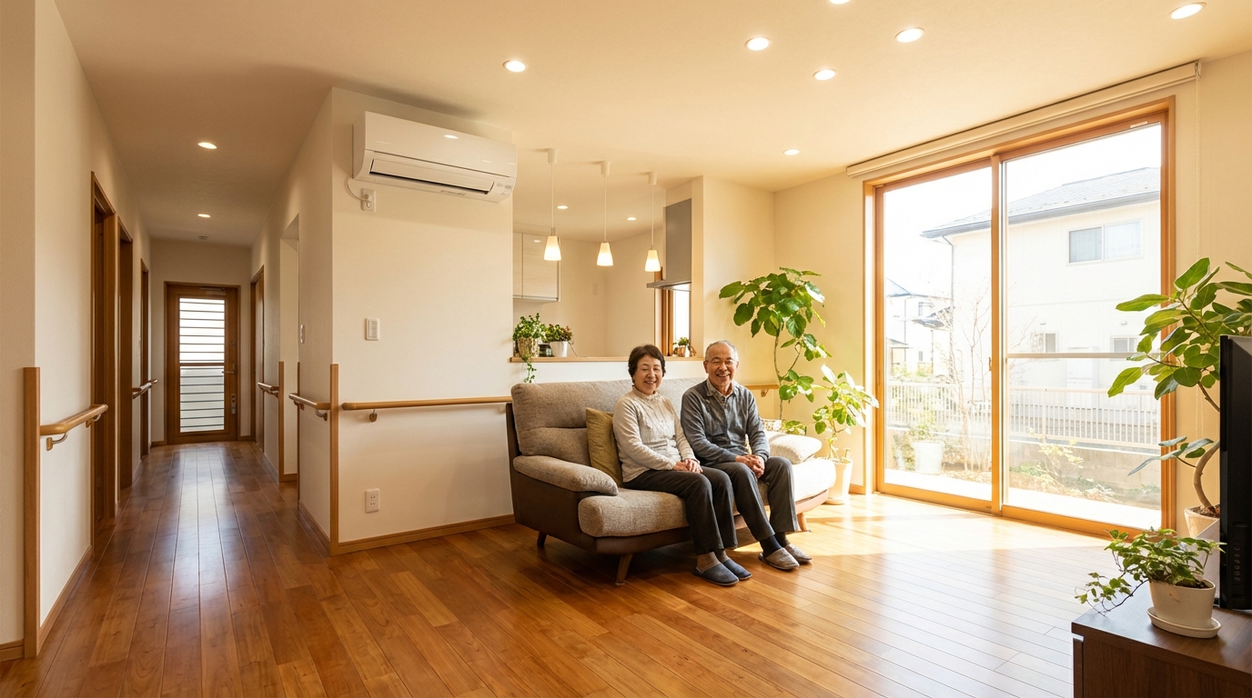 バリアフリーリフォーム後の住宅イメージ