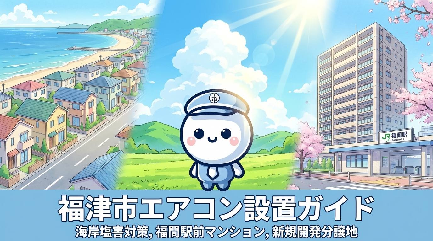 福岡県福津市のエアコン工事ガイド