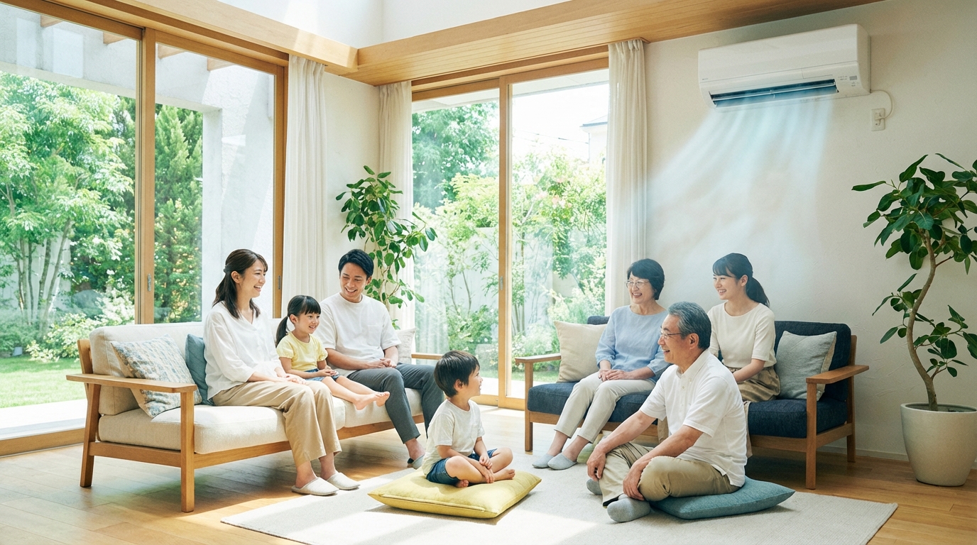 涼しい快適な部屋