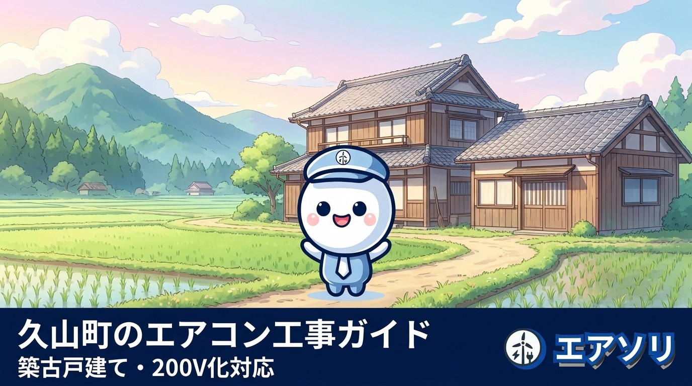 福岡県久山町のエアコン工事ガイド
