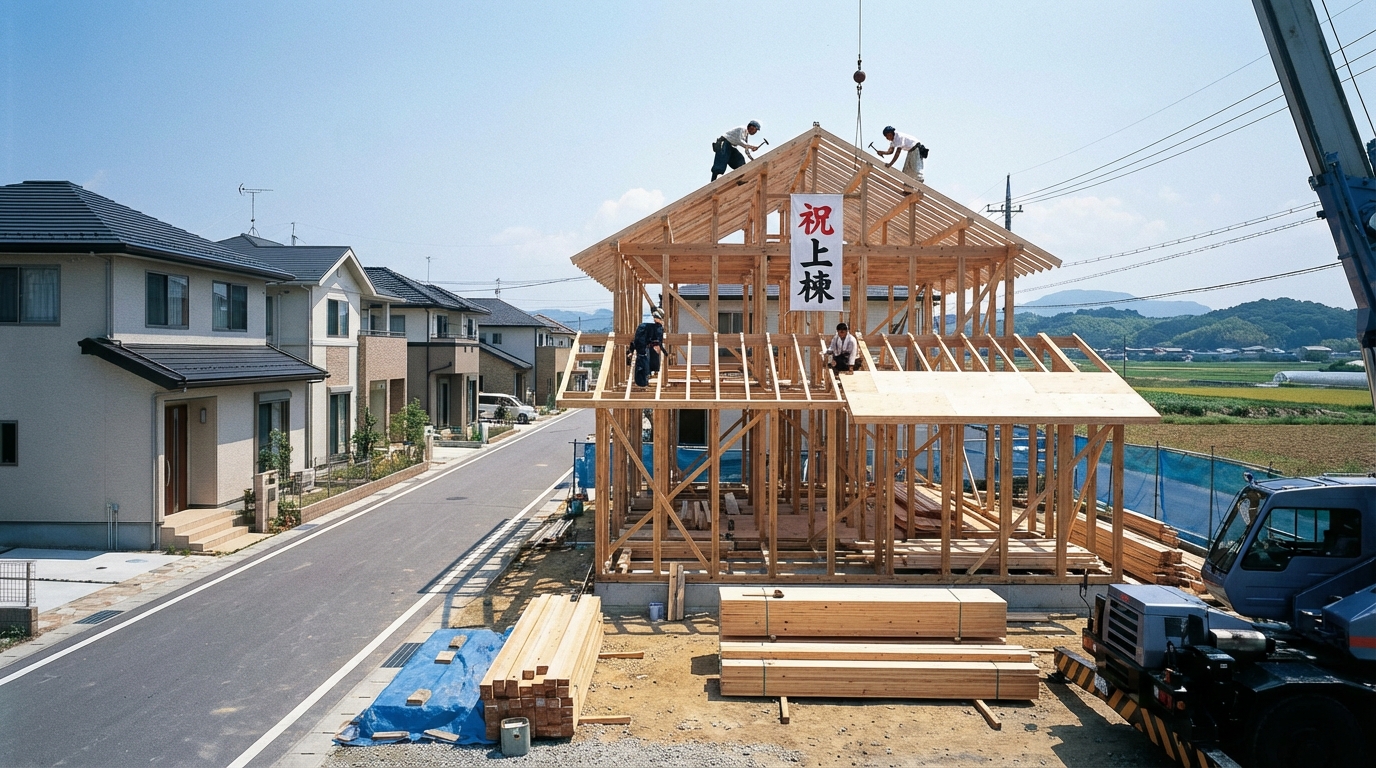 住宅着工数の推移グラフのイメージ