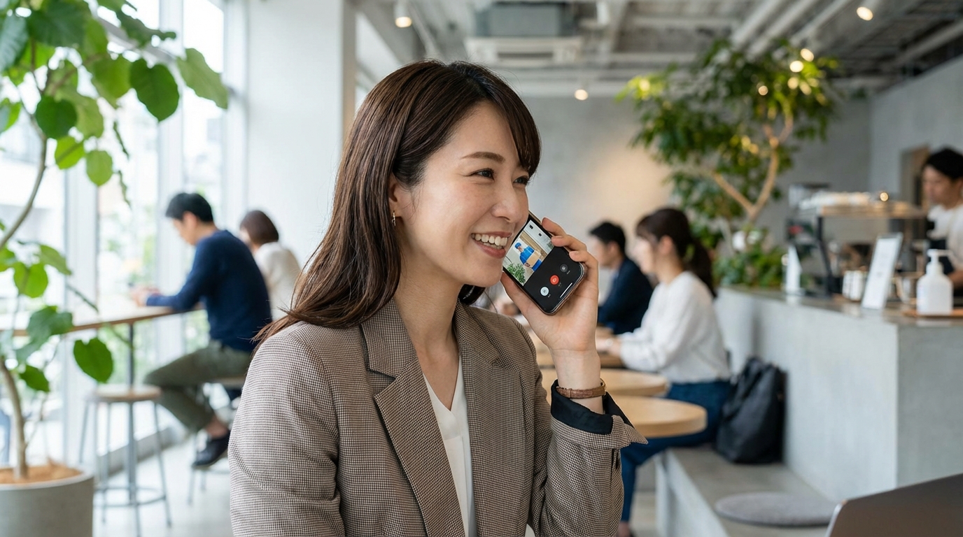 スマホ連携のインターホン