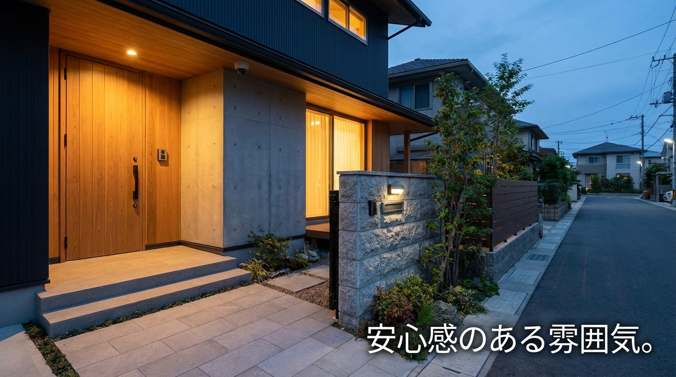 カメラ付きインターホンで安心