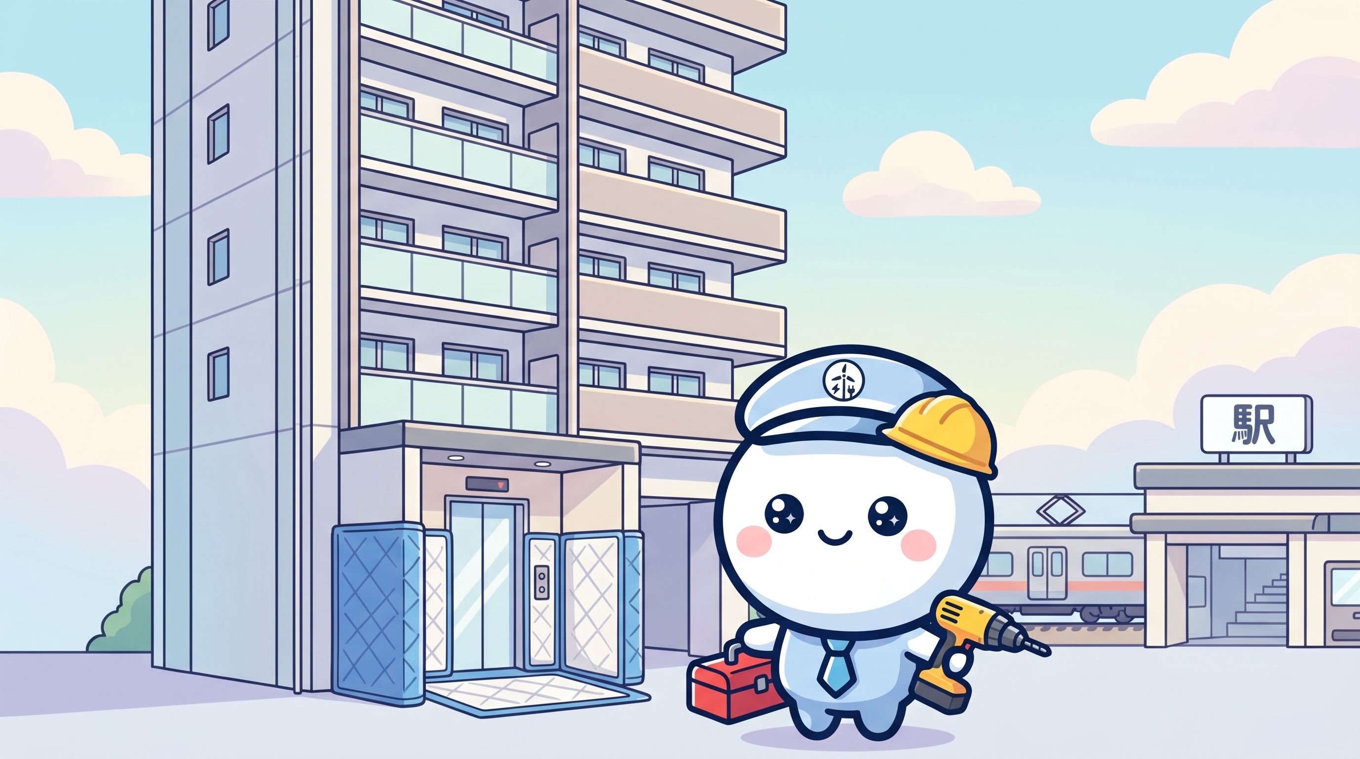 城南区七隈線沿線の分譲マンション工事