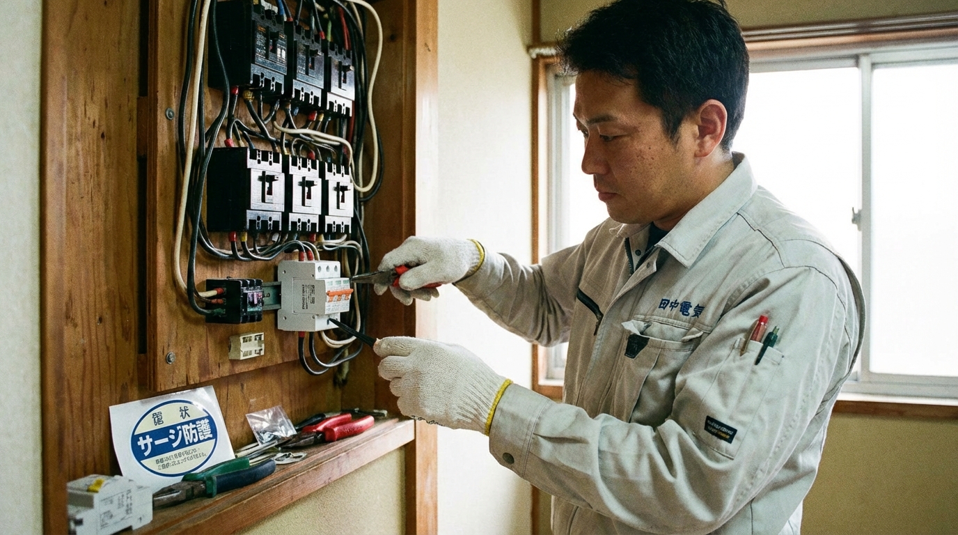 雷対策の設備保護