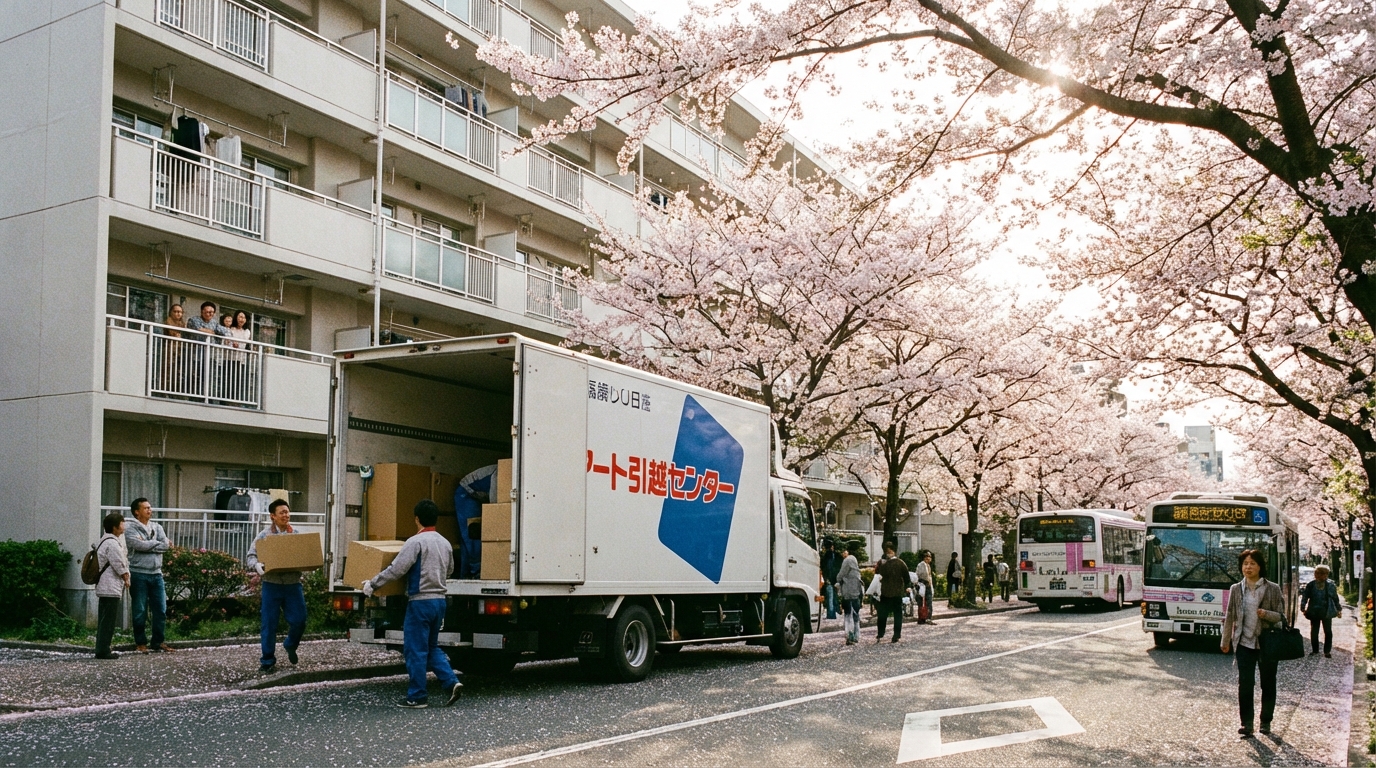 月別の転入転出グラフのイメージ