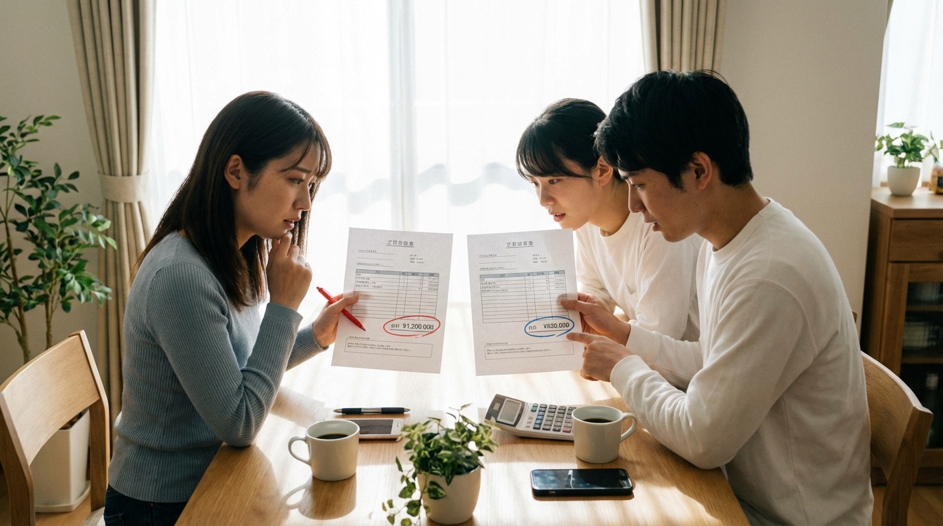 エアコン移設費用の比較イメージ