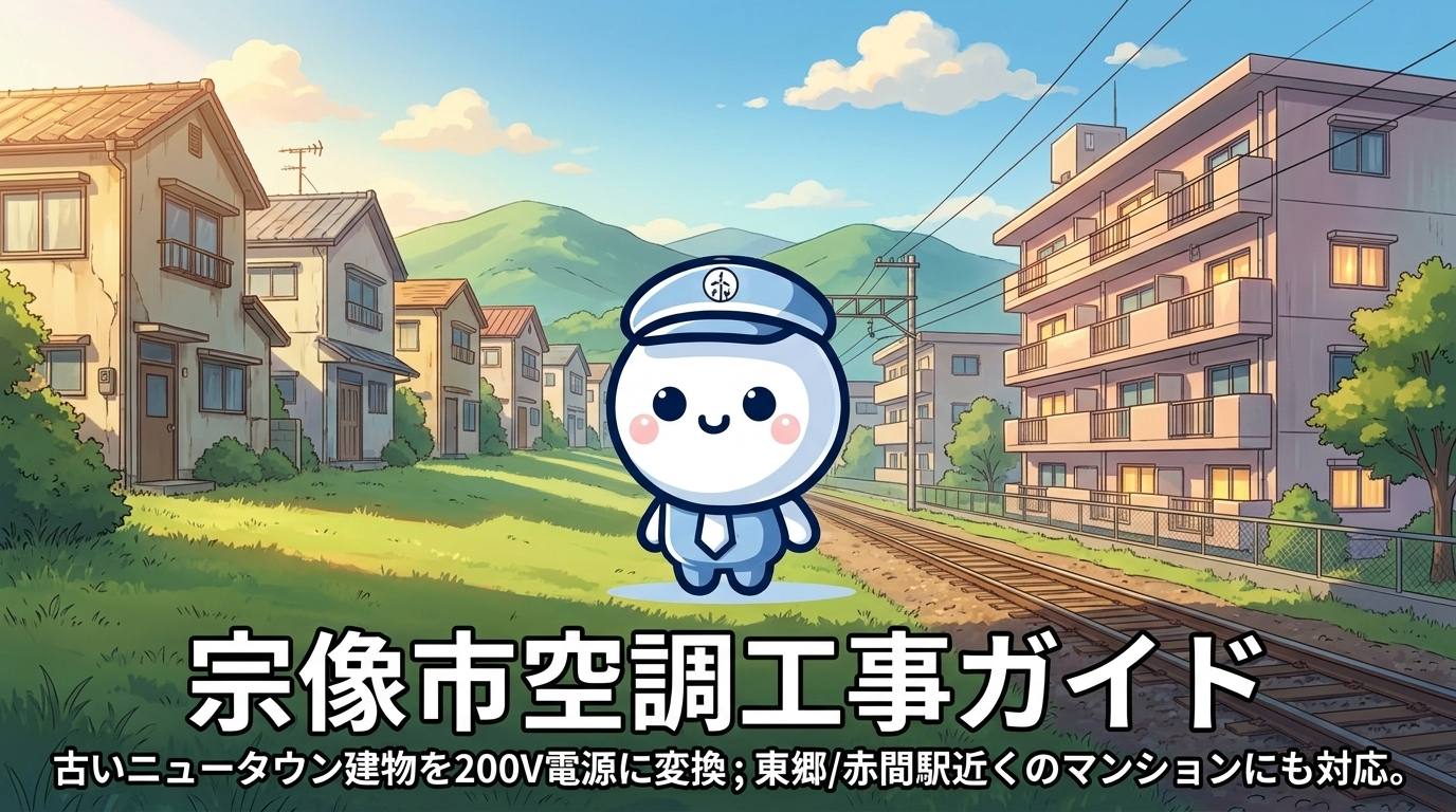 福岡県宗像市のエアコン工事ガイド
