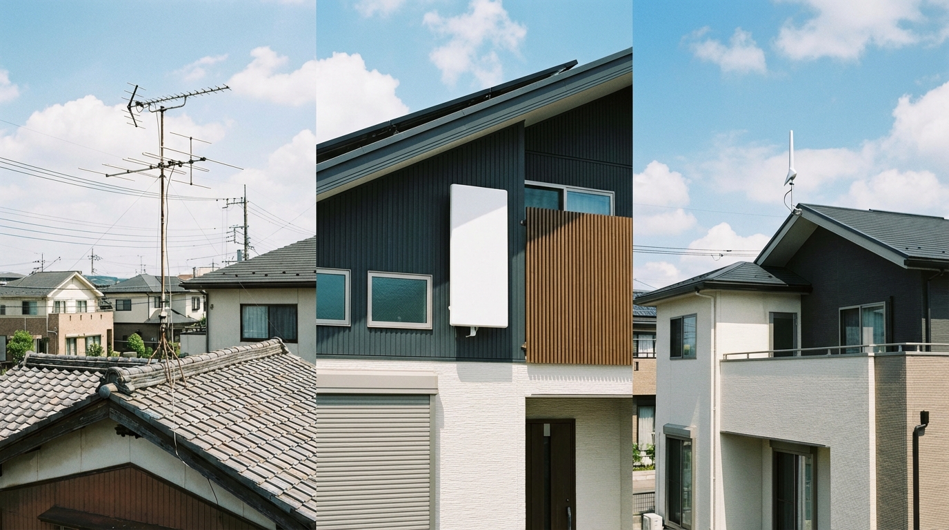 各種テレビアンテナの比較