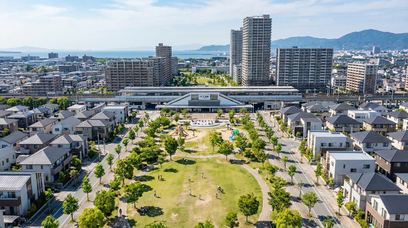 福岡市東区の香椎・千早エリアと博多区の新築住宅イメージ