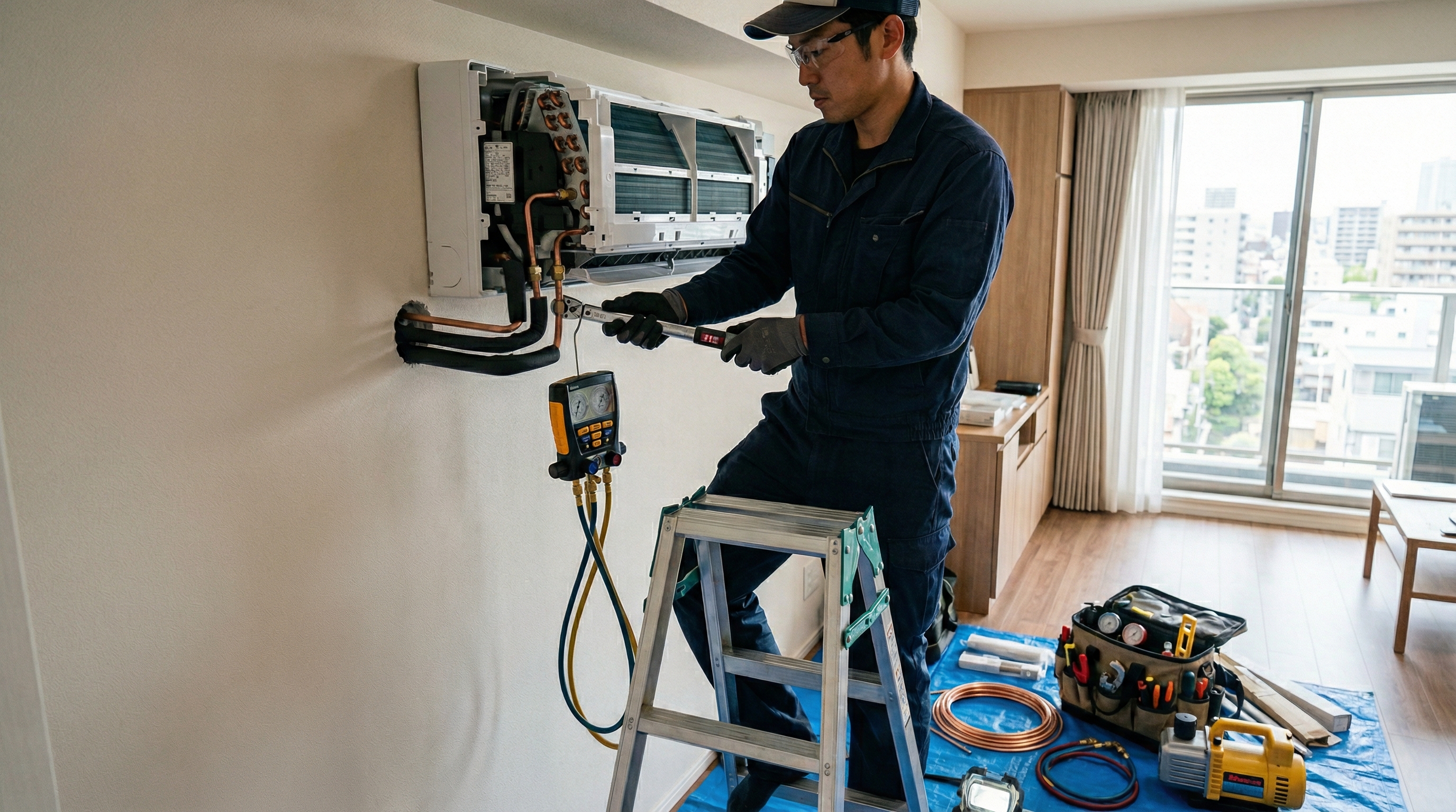 エアコン工事の追加料金のイメージ