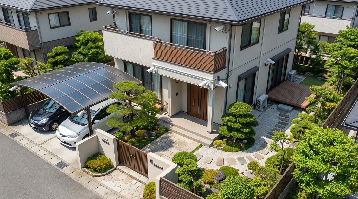 福岡市のエリア別防犯カメラ設置プランのイメージ