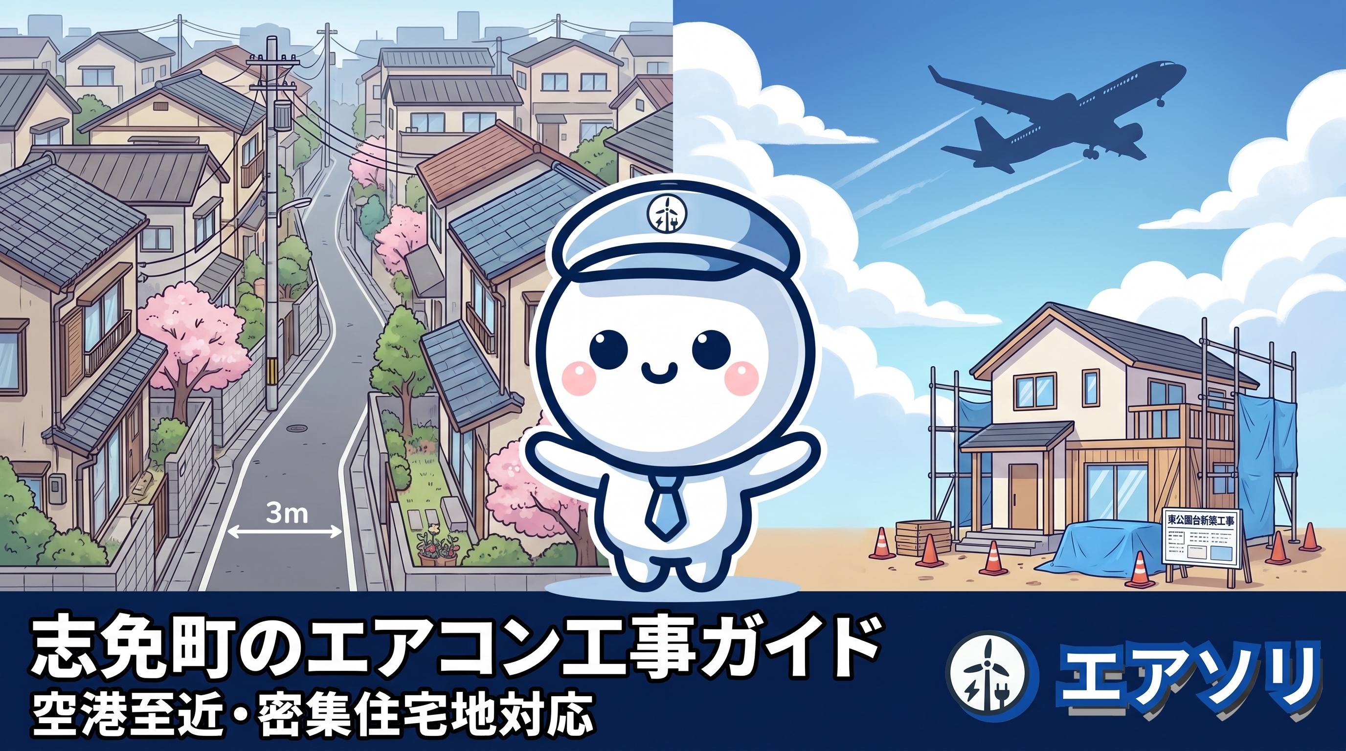 福岡県志免町のエアコン工事ガイド
