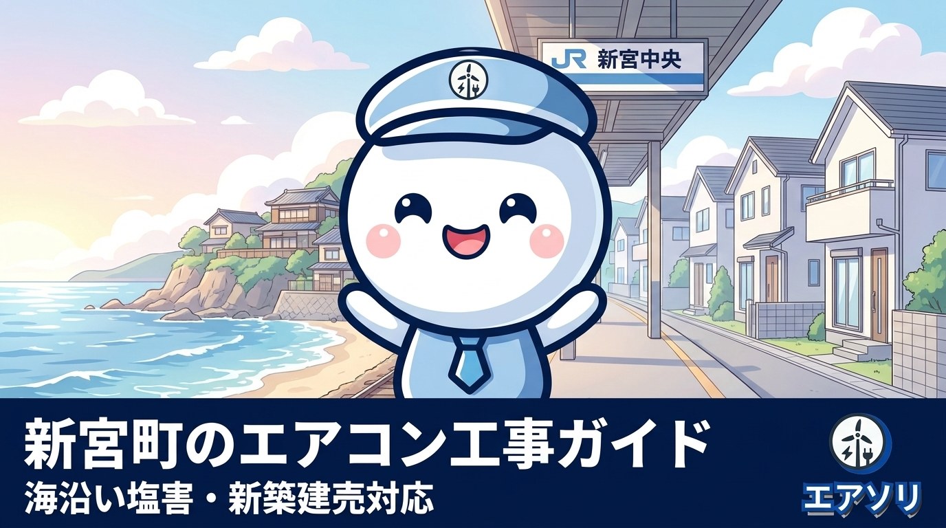 福岡県新宮町のエアコン工事ガイド