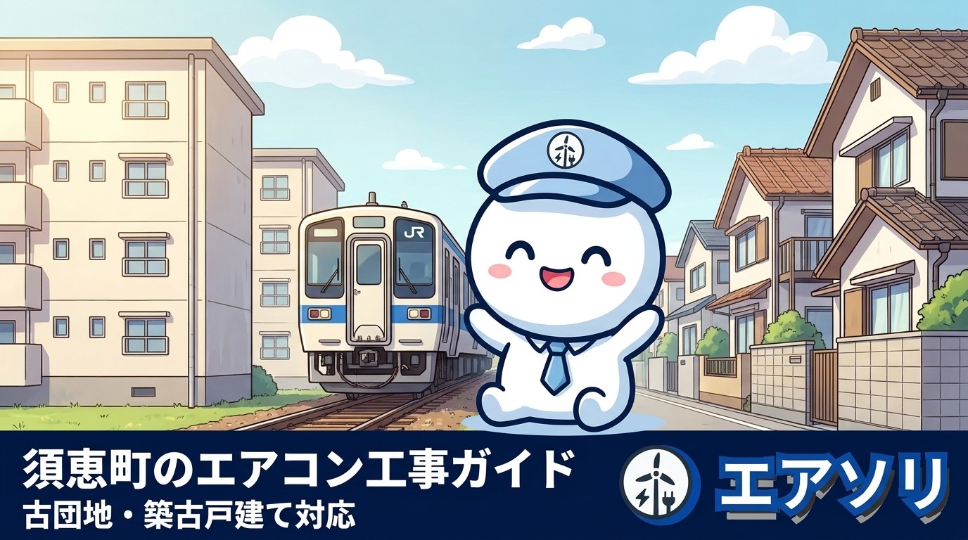 福岡県須恵町のエアコン工事ガイド