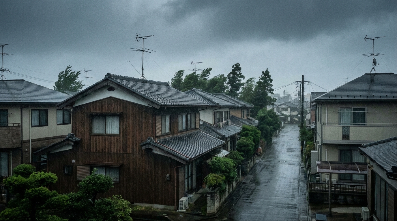 福岡の台風データとアンテナ・設備防災対策