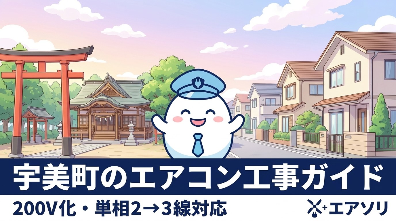福岡県宇美町のエアコン工事ガイド