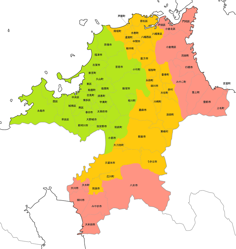 エアソリ対応エリアマップ